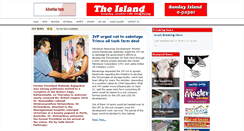 Desktop Screenshot of island.lk